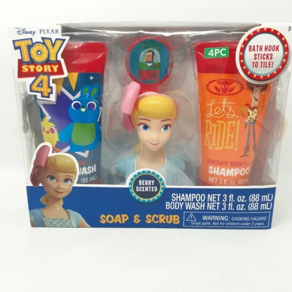 Disney Pixar Toy Story 4 Soap and Scrub 4 Piece Set